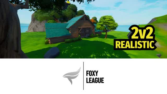 FOXYLEAGUE - 2V2 REALISTIC — Fortnite Creative map cover art