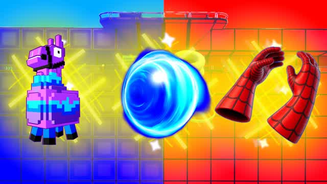 SQUISHY RED VS BLUE 🔴🔵 EPIC RVB BATTLE — Fortnite Creative map