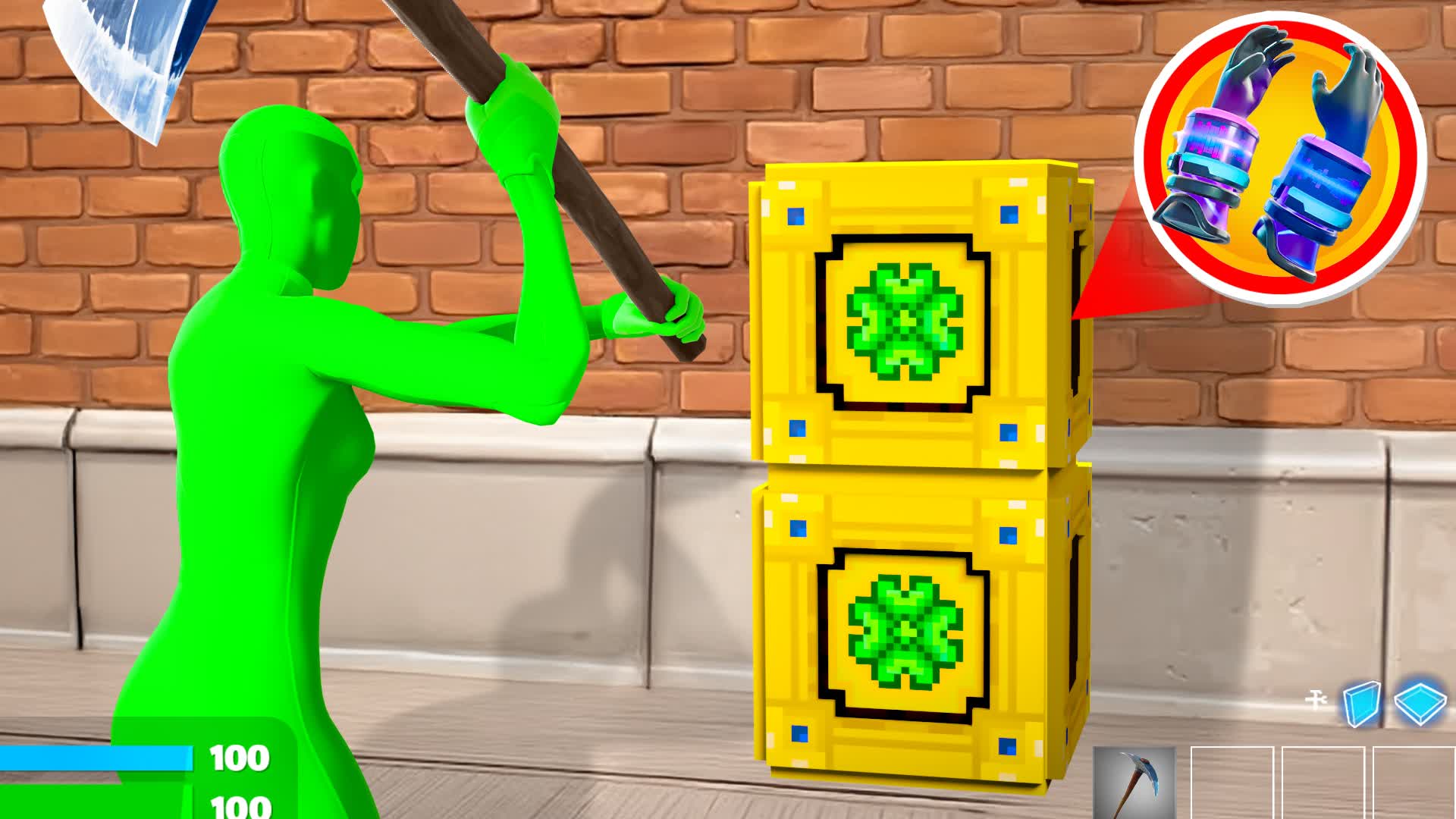 🍀 LUCKY ZONE WARS 🍀 — Fortnite Creative map
