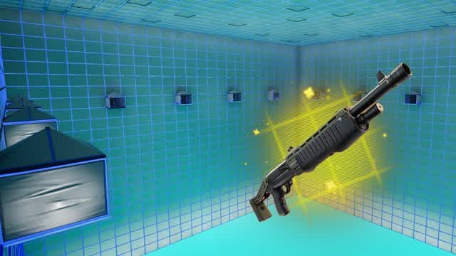 BLUE WHITE SCRIMS — Fortnite Creative map cover art