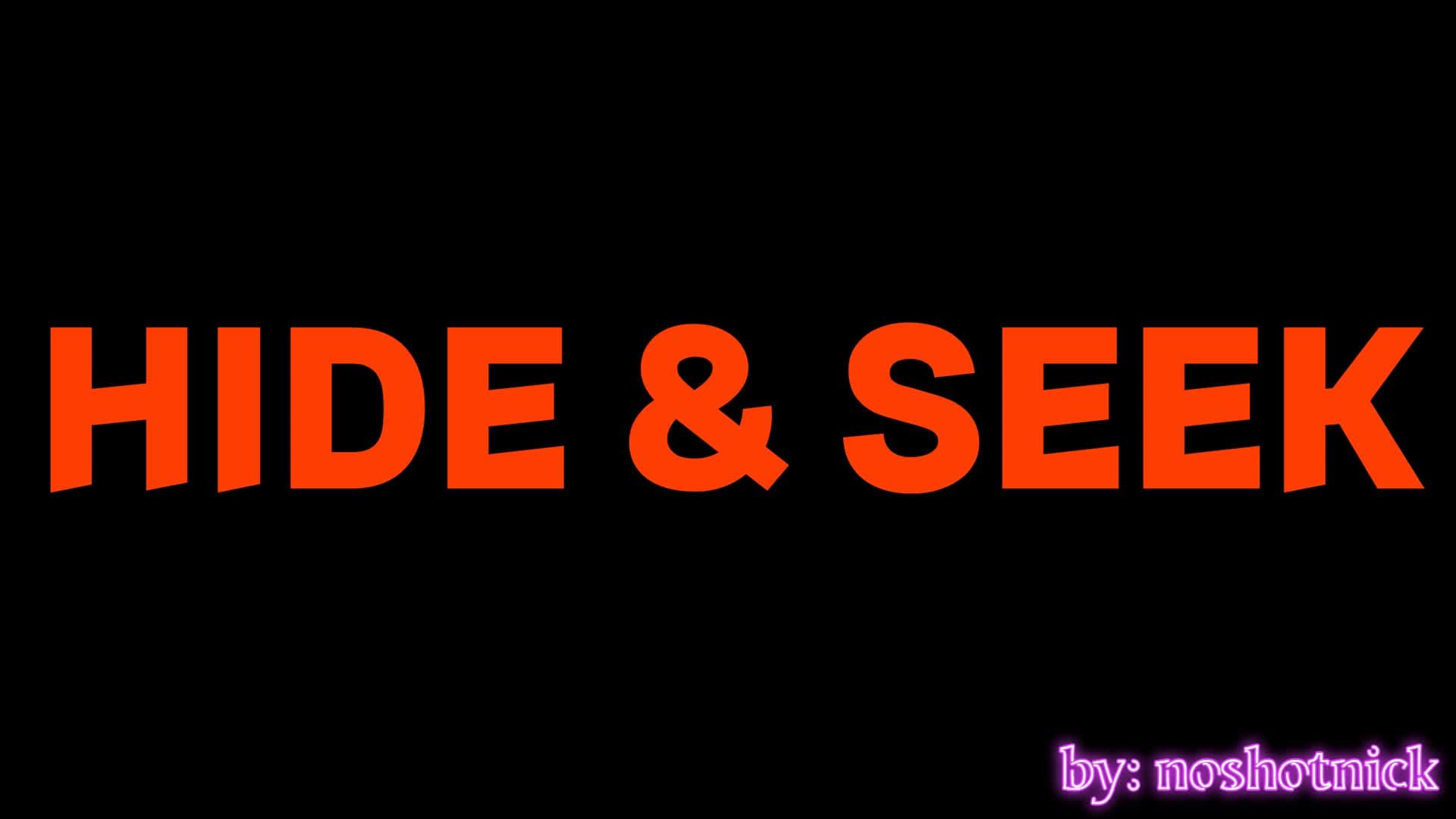 Hide & Seek — Fortnite Creative map