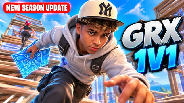 GRX 1V1 BUILD FIGHTS — Fortnite Creative map cover art