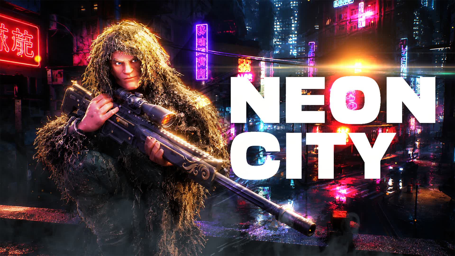 SNEAKY SNIPERS [NEON CITY] - One Shot — Fortnite Creative map