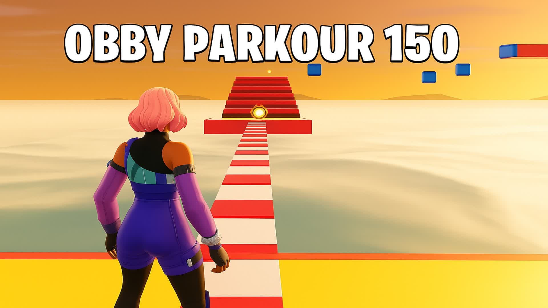 Obby Parkour 150 — Fortnite Creative map