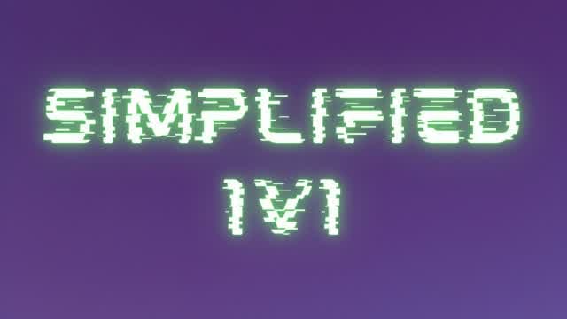 Simplified 1v1 — Fortnite Creative map cover art