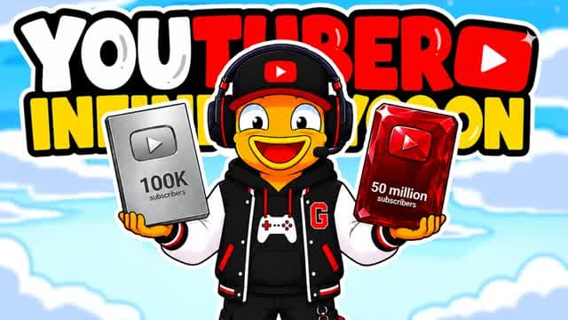 Youtuber Infinite Tycoon — Fortnite Creative map cover art