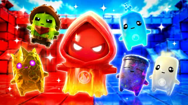 RED VS BLUE  SEEK 🔴🔵STEEL — Fortnite Creative map