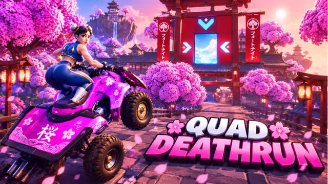 Quad Deathrun Japan — Fortnite Creative map