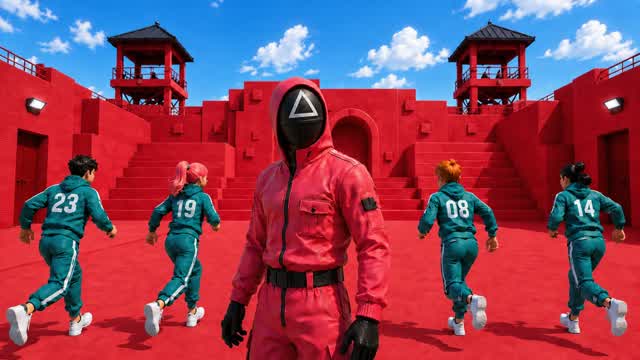 games red vs blue high — Fortnite Creative map cover art