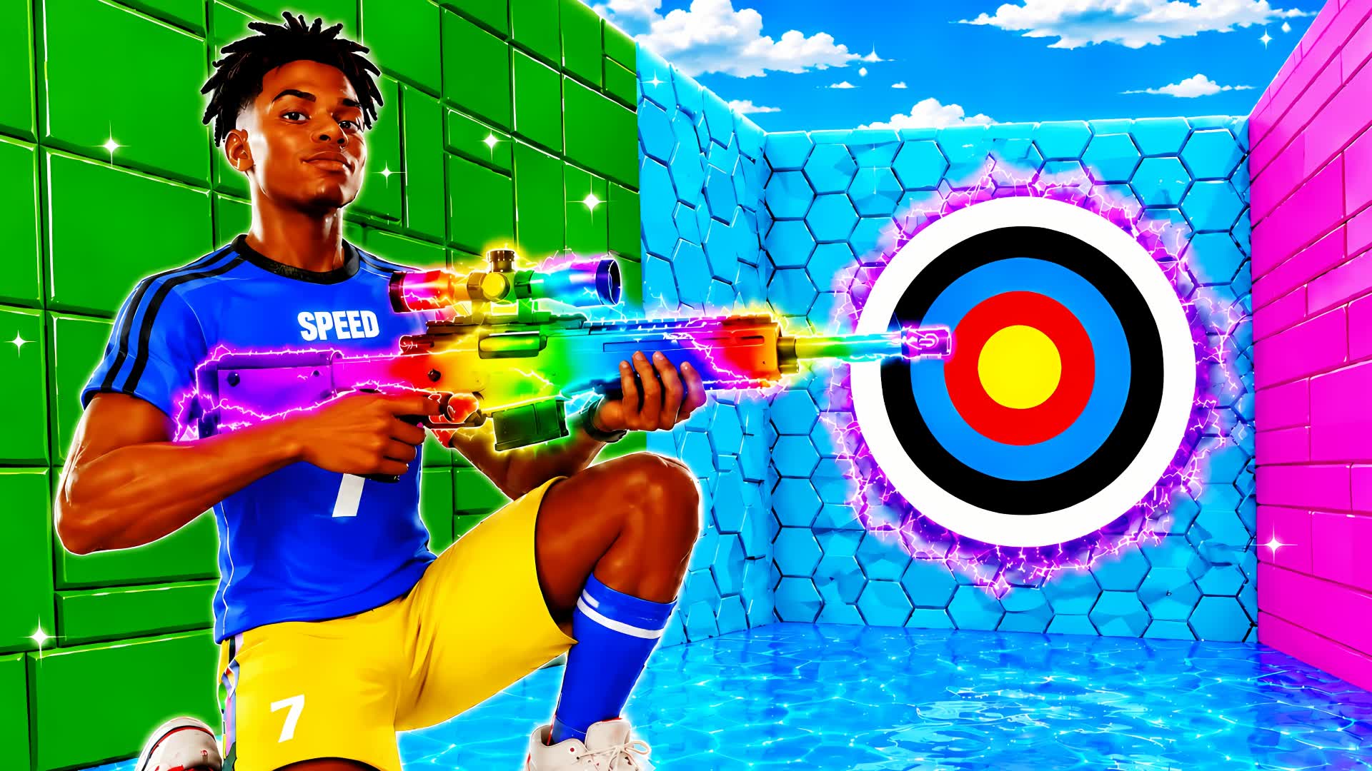 ⭐ STAR TRICKSHOT PARKOUR PLS GIVE STAR — Fortnite Creative map