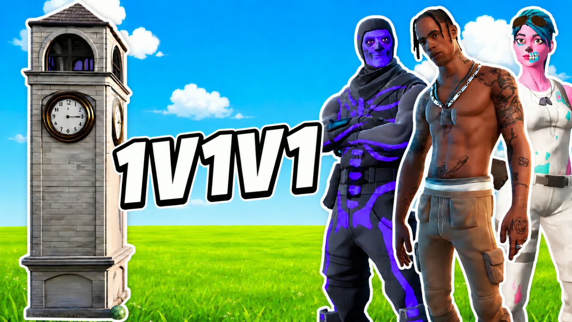 REALISTIC 1v1v1 RELOAD تلتد 🎯 — Fortnite Creative map