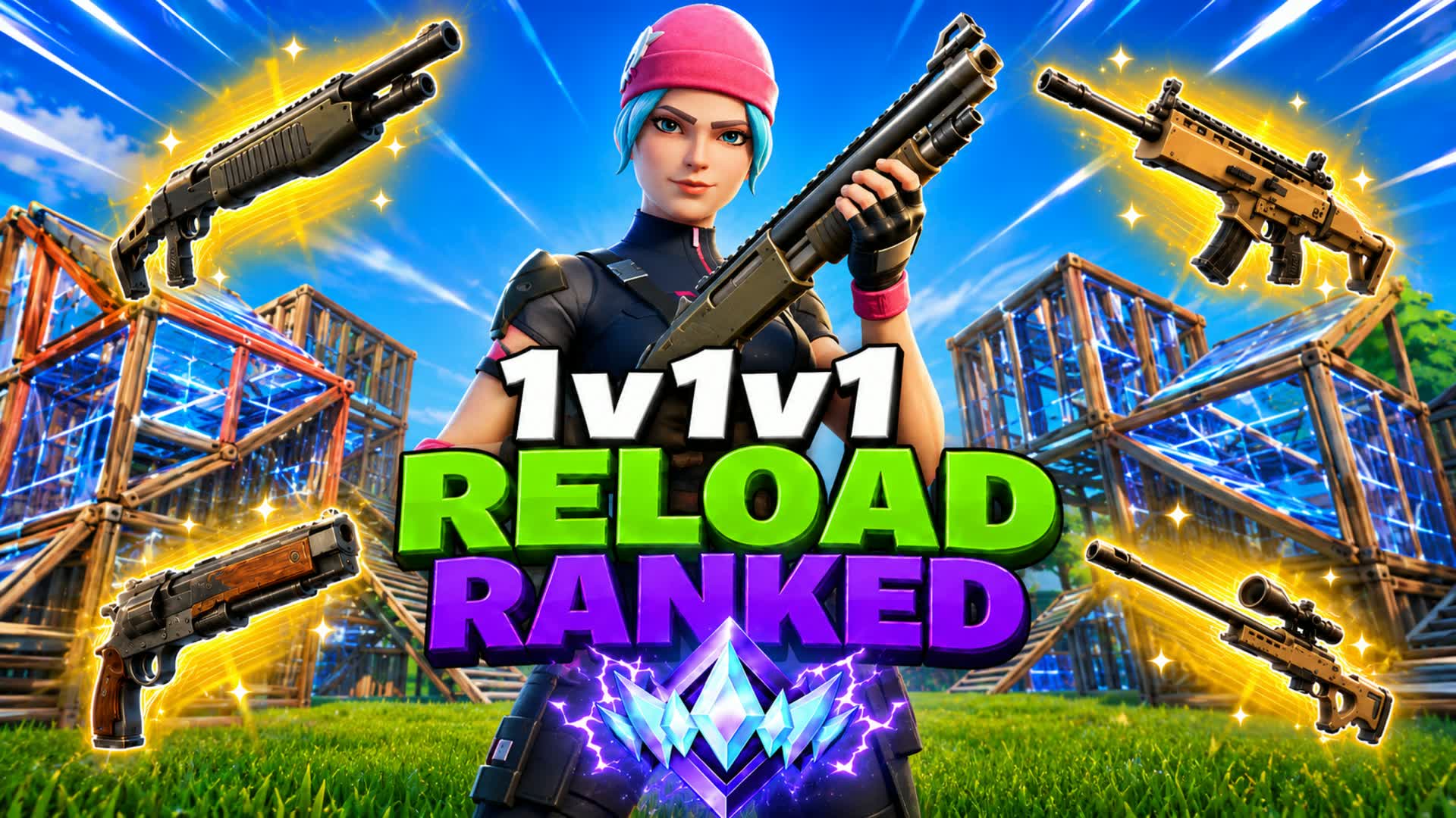 1V1V1 RANKED ARENA — Fortnite Creative map