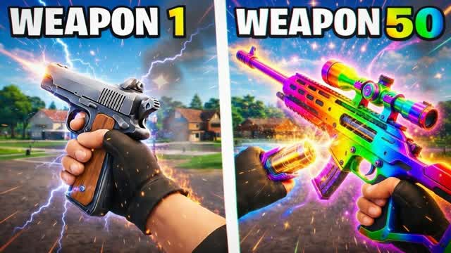 PLEASANT GUN GAME - FIRST PERSON β Fortnite Creative map