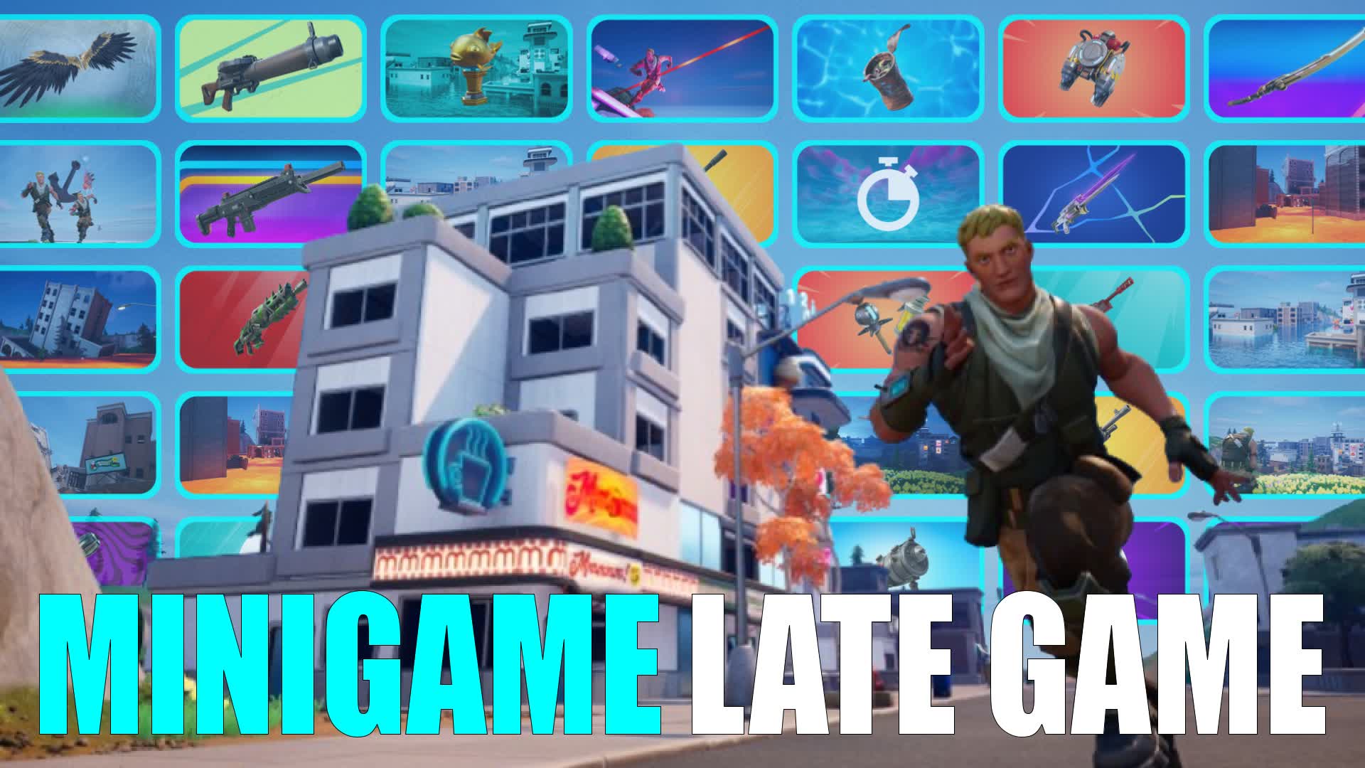 MINIGAME LATE GAME — Fortnite Creative map