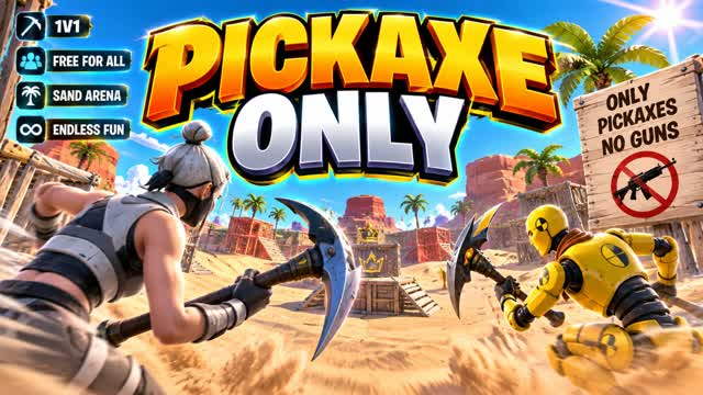 Pickaxe battle FFa — Fortnite Creative map
