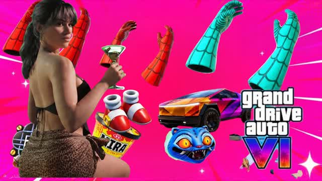 GRAND DRIVE AUTO VI LUCIA — Fortnite Creative map cover art