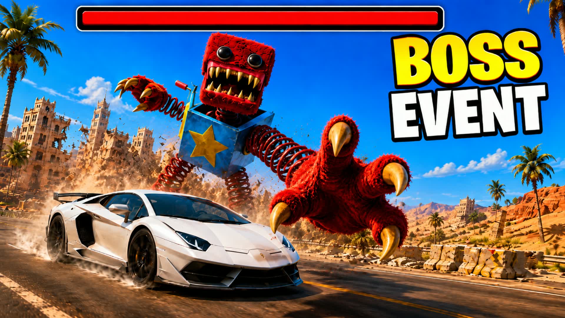 Boxy Boo Bossfight Event - Boss Fight — Fortnite Creative map