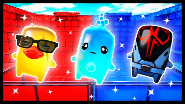 BLUE VS RED SKYTURN 🔵🔴 — Fortnite Creative map cover art