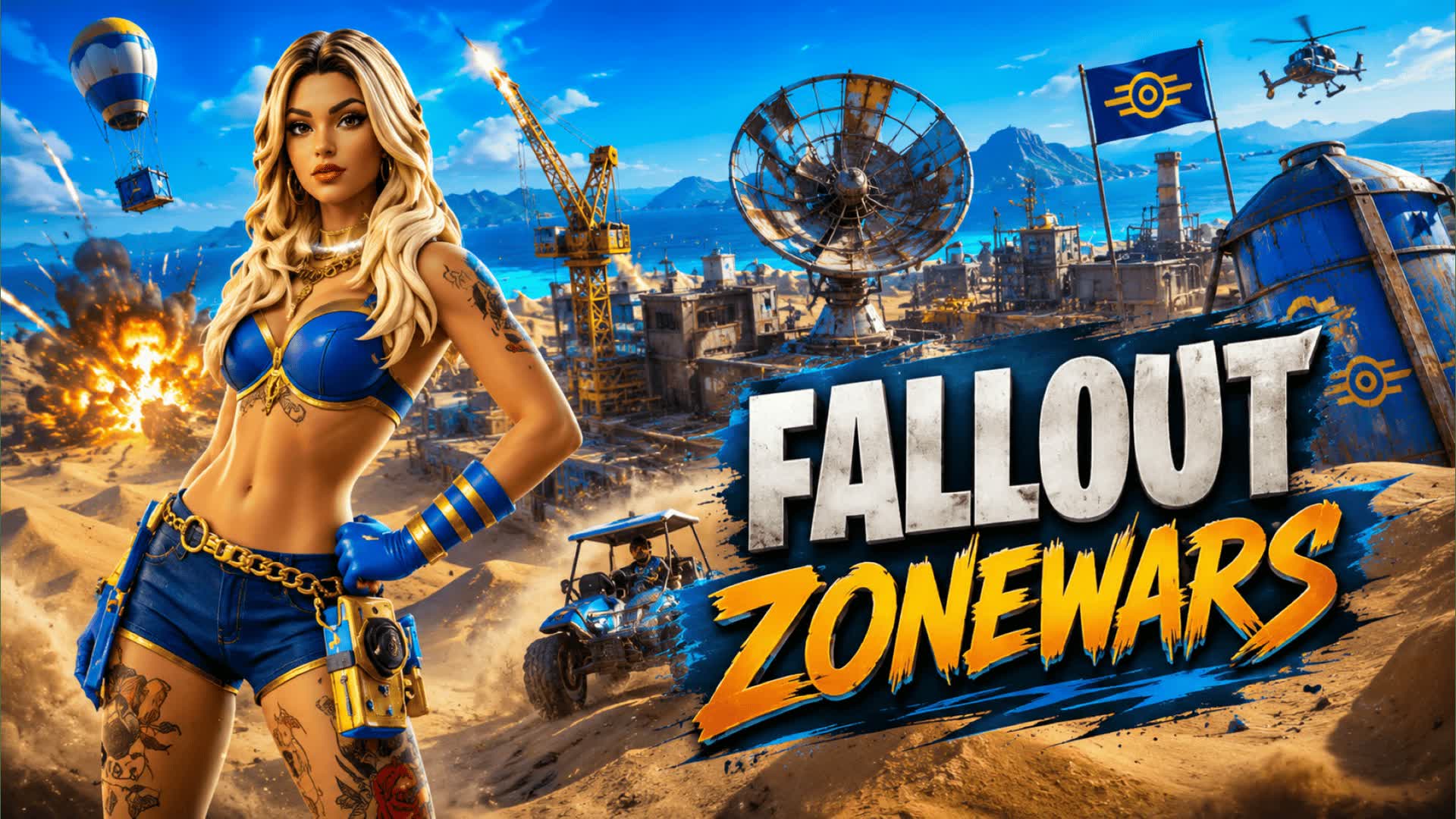 WasteLand Zonewars — Fortnite Creative map