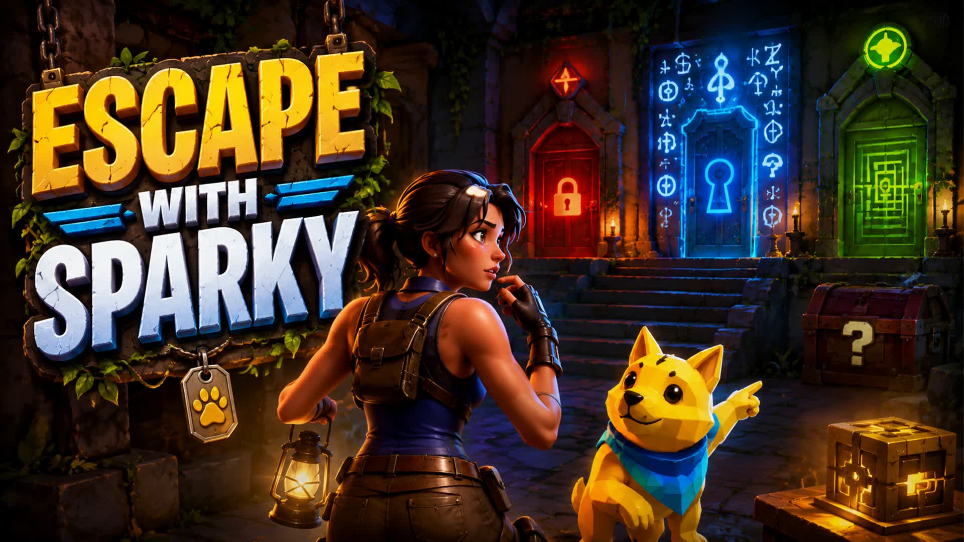 ESCAPE WITH SPARKY — Fortnite Creative map