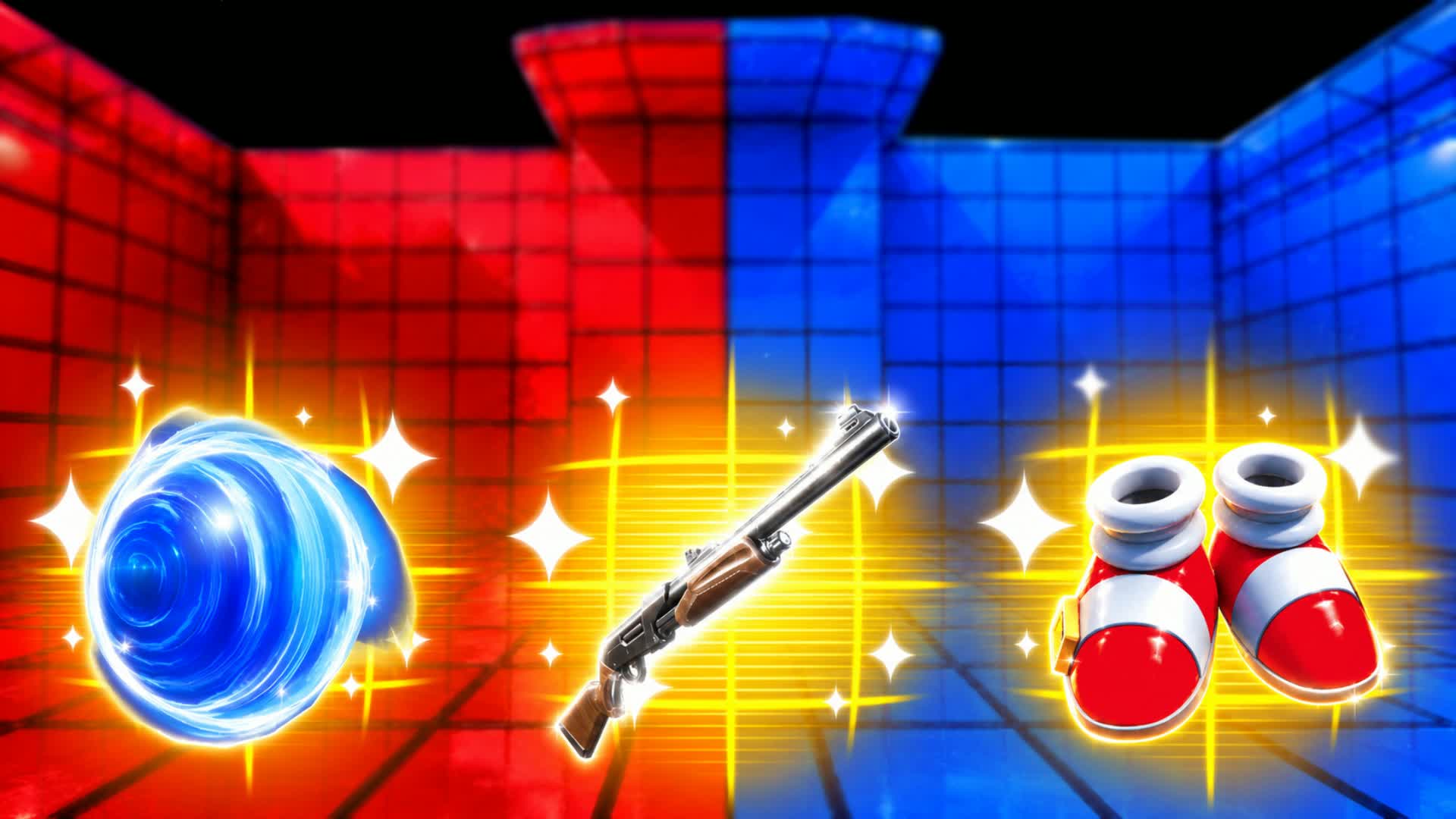 RED VS BLUE 🔴🔵FADE MAIN ON ABYSS — Fortnite Creative map