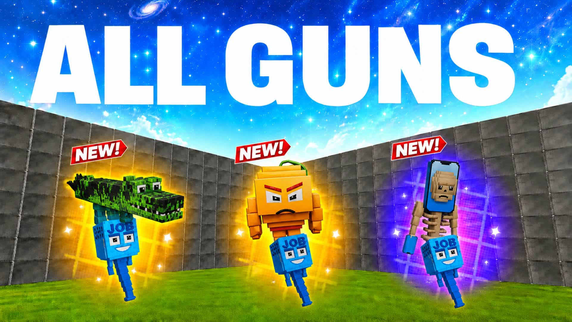 1V1 ALL GUNS & VEHICLES — Fortnite Creative map