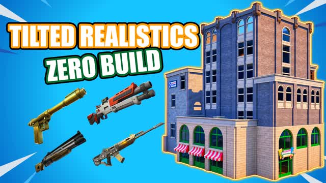 TILTED ZERO BUILD REALISTICS — Fortnite Creative map