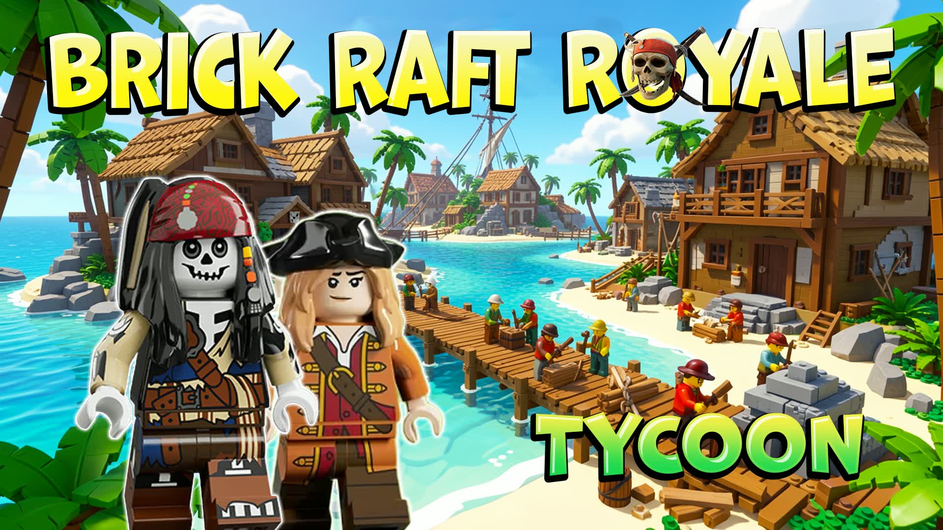 🧱Brick Raft Royale — Fortnite Creative map