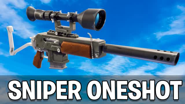 SNIPER ONESHOT AMAZING 🎯 — Fortnite Creative map cover art