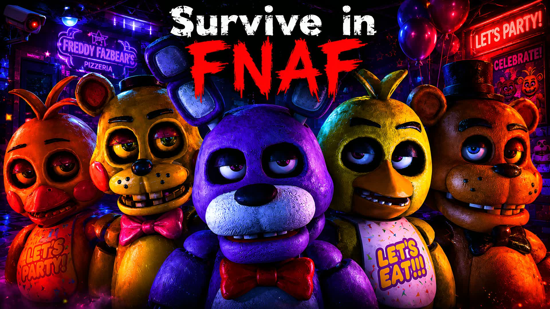 SURVIVE IN FNAF [HORROR] — Fortnite Creative map