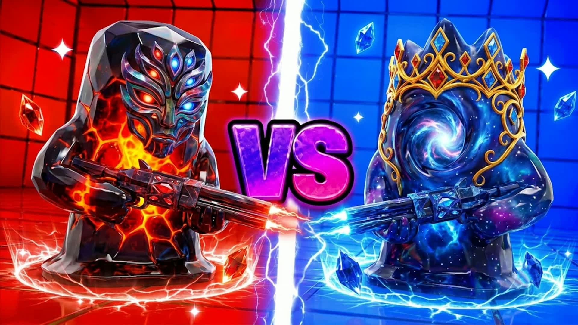 BLUE VS RED — Fortnite Creative map