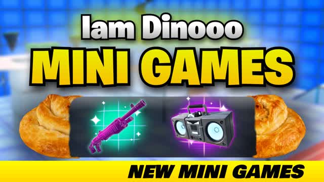 IAM DINO MINI GAMES 🦖 — Fortnite Creative map cover art