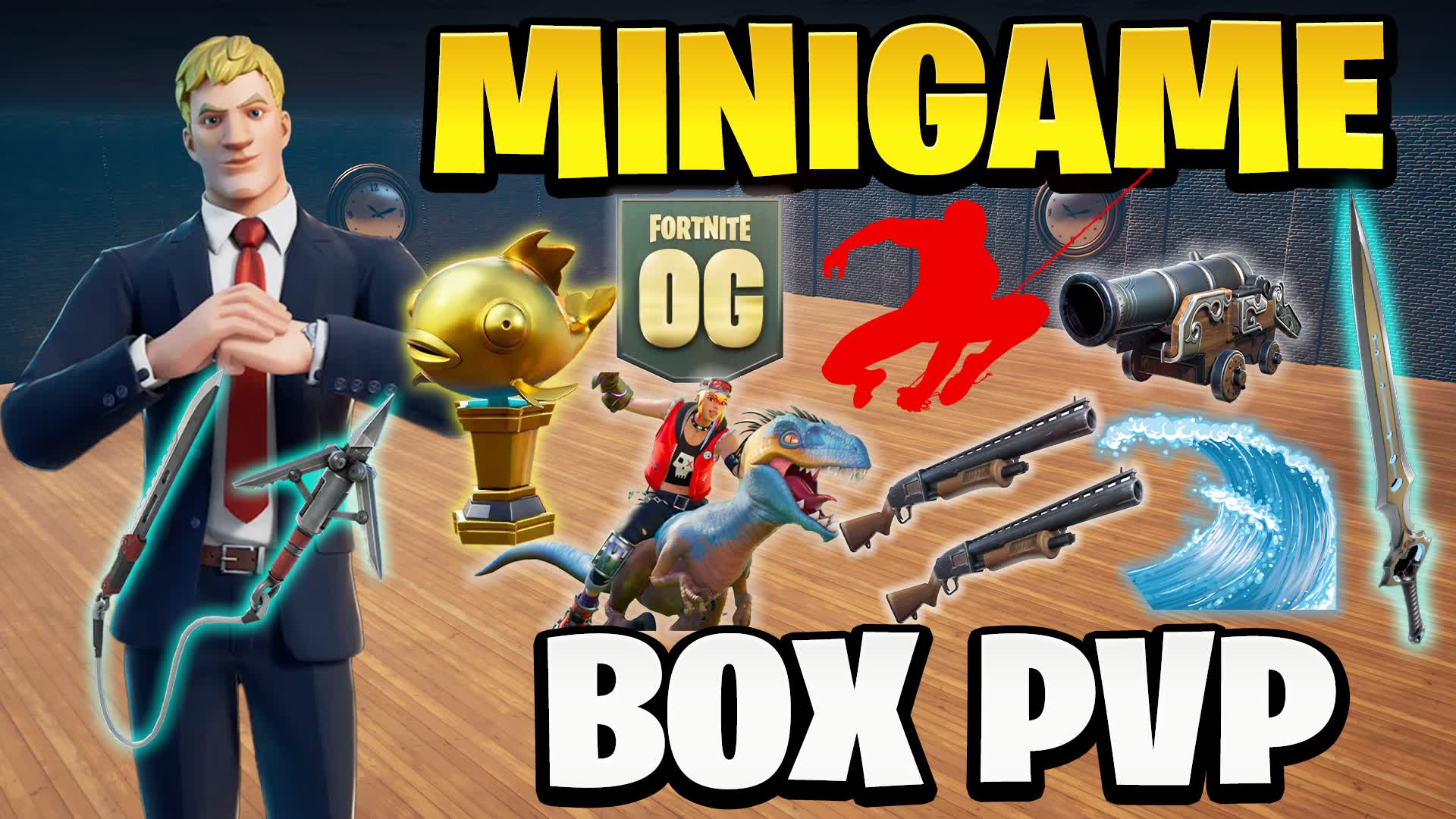 BOX PVP MINIGAME 📦 — Fortnite Creative map