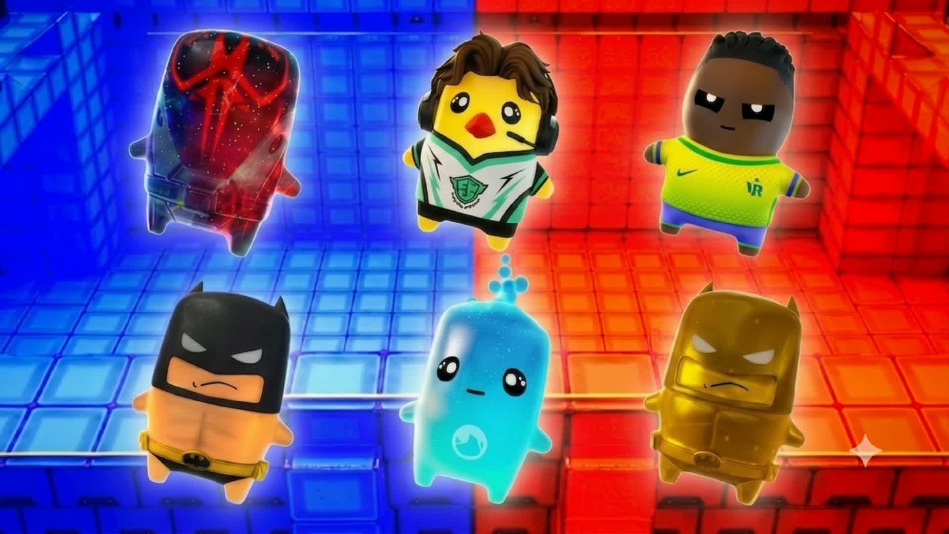 RED VS BLUE SUPERHUMAN — Fortnite Creative map