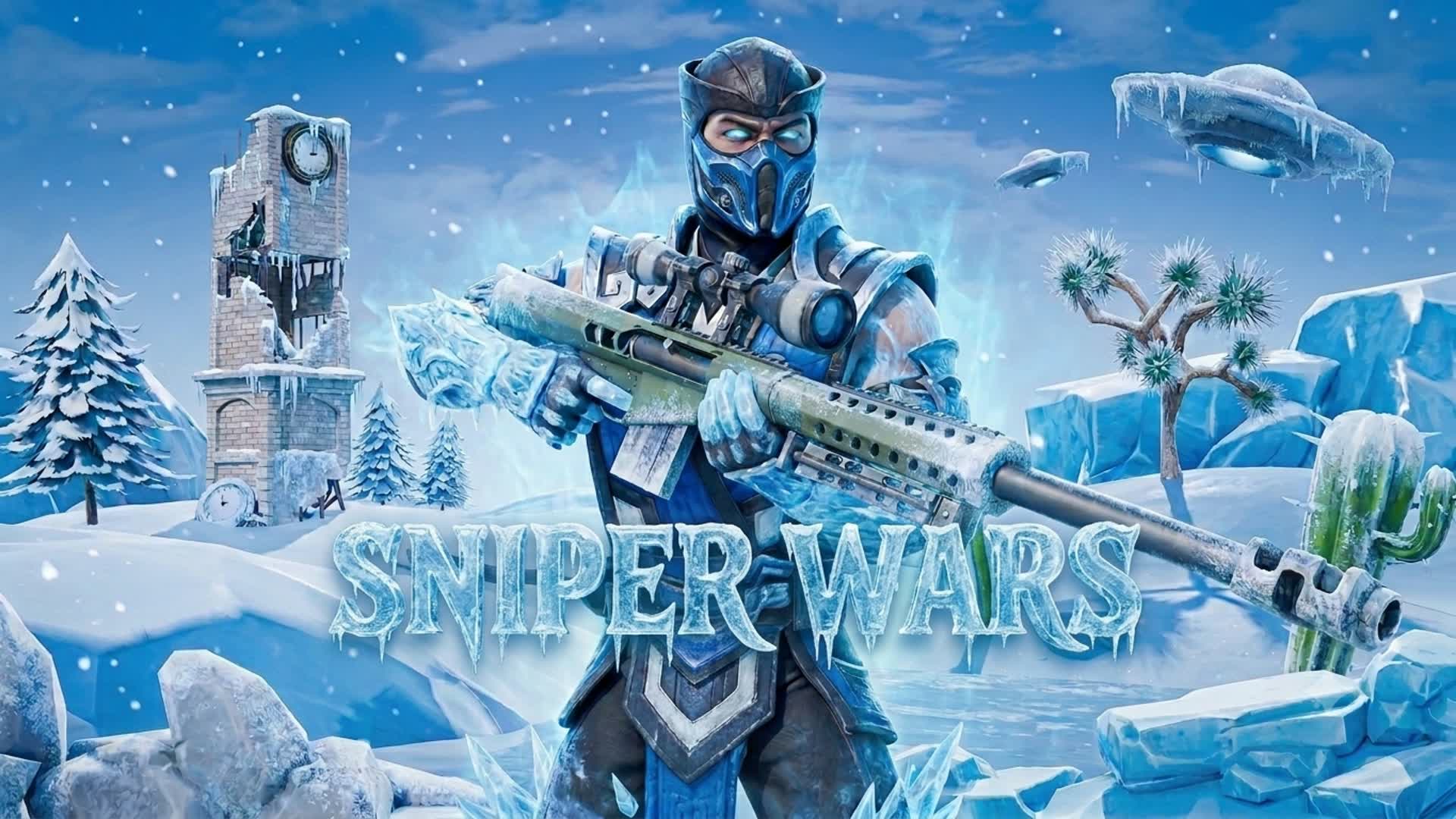 🧊 SNOW SNIPER ONE SHOT 🎯 — Fortnite Creative map