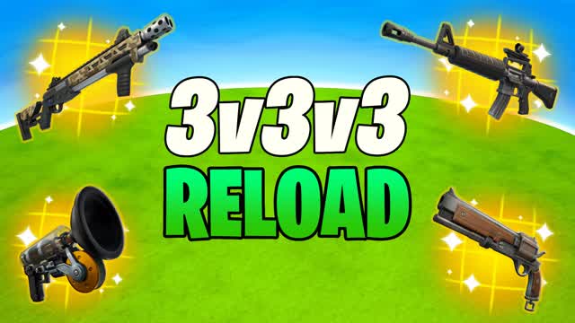 3v3 3v3v3 RELOAD — Fortnite Creative map cover art