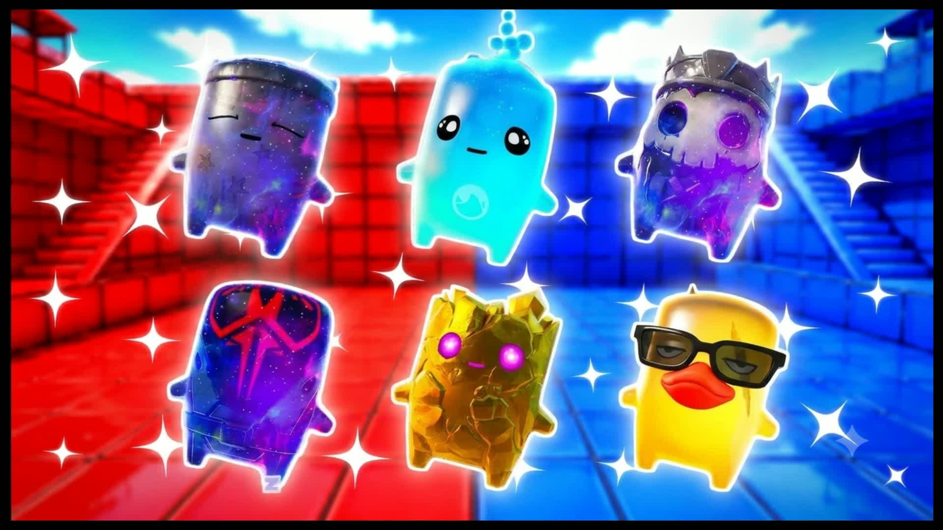 RED VS BLUE HYPER FRAME 🔴🔵 — Fortnite Creative map