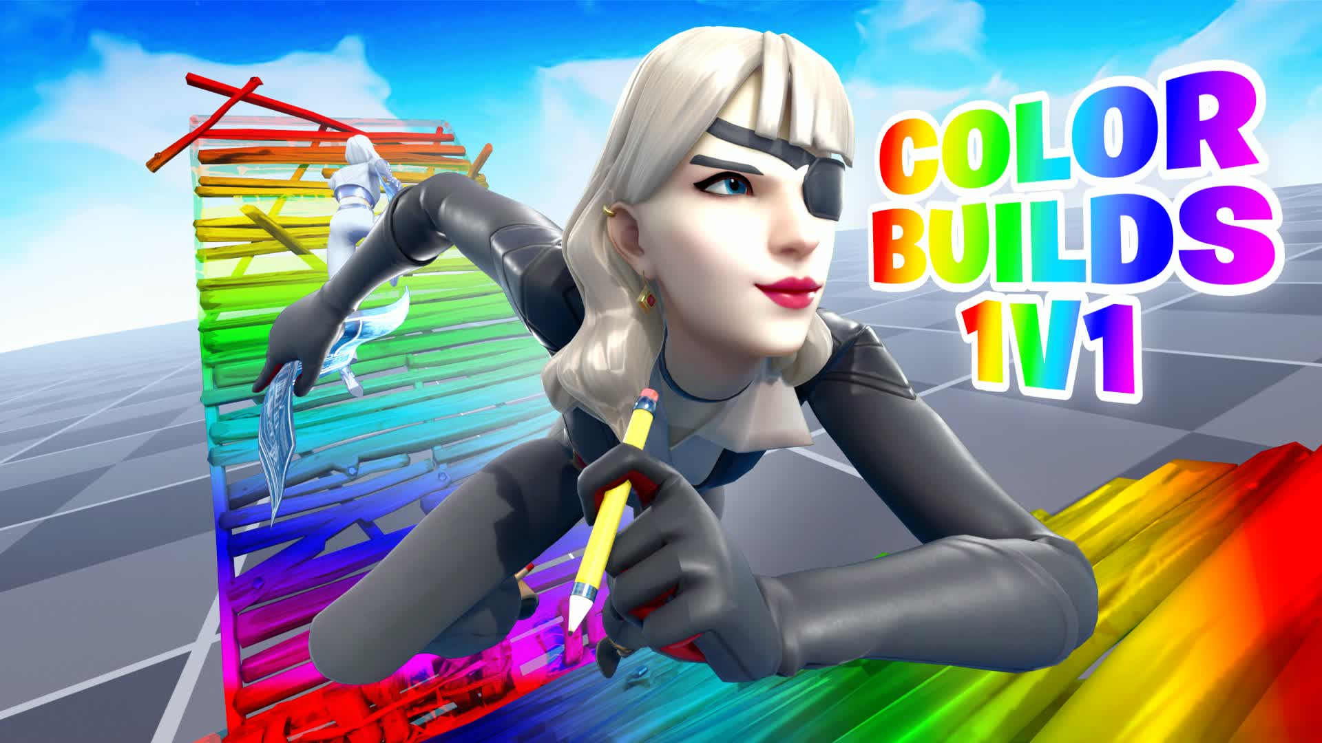 Color Builds 1v1 — Fortnite Creative map