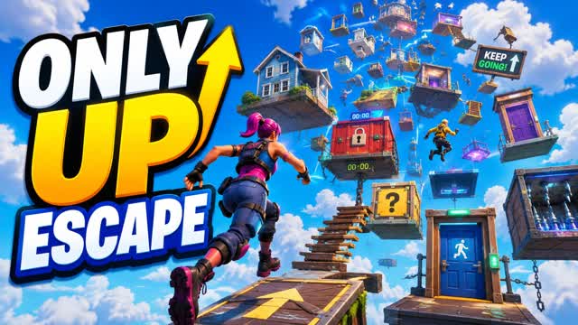 Only Up Escape — Fortnite Creative map cover art