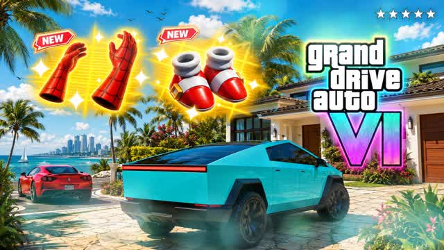 GRAND DRIVE AUTO 6 SPIDER — Fortnite Creative map