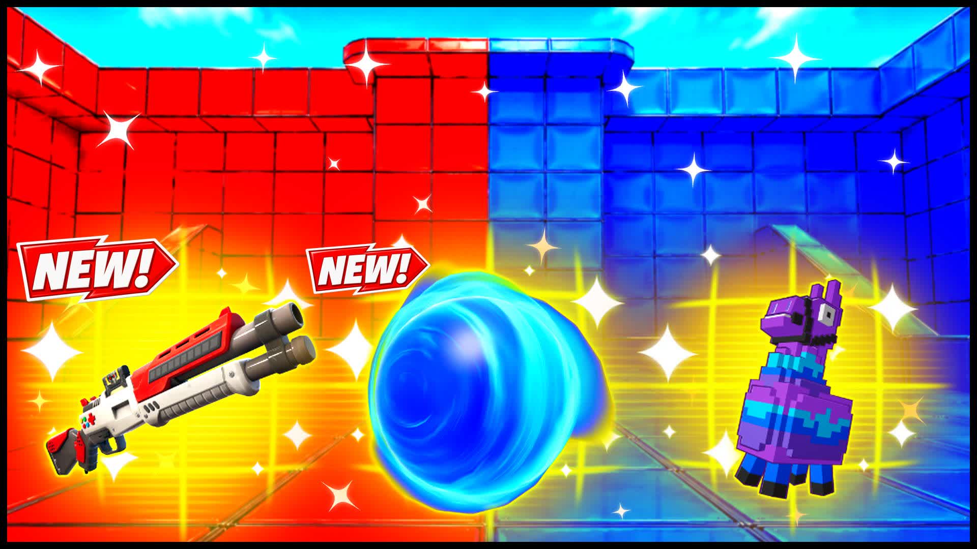 RED VS BLUE SPACE UPGRADE 🔴🔵 — Fortnite Creative map