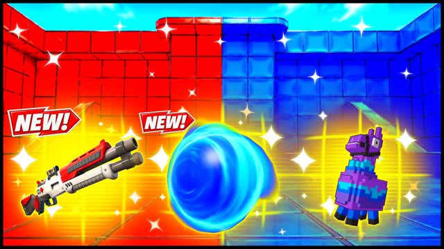 RED VS BLUE SPACE UPGRADE 🔴🔵 — Fortnite Creative map cover art
