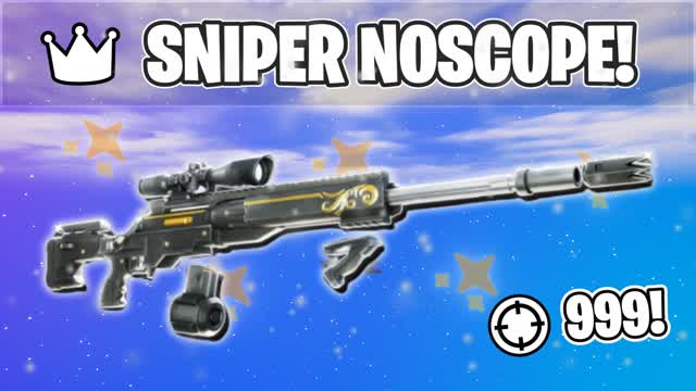 Sniper No Scope!🎯 — Fortnite Creative map cover art