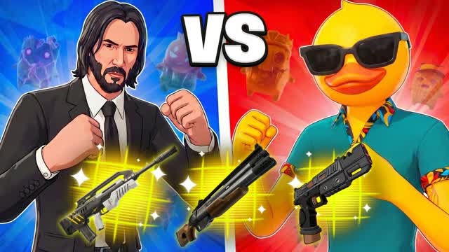 PERFECT RED VS BLUE 🔴 🔵 — Fortnite Creative map cover art