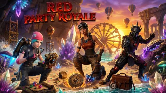 REDD PARTY ROYALE 2.0 — Fortnite Creative map cover art