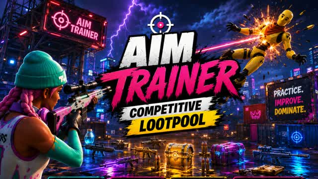 Competitive loot aim trainer — Fortnite Creative map