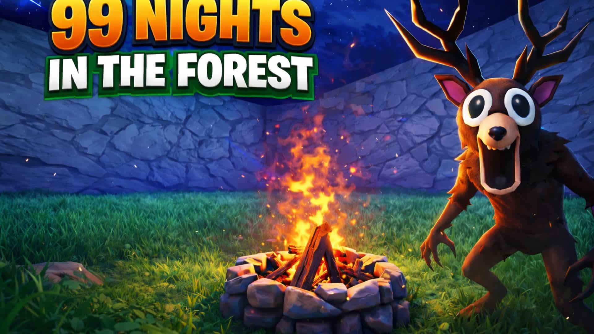 99 Nights in the Forest Box Fights — Fortnite Creative map