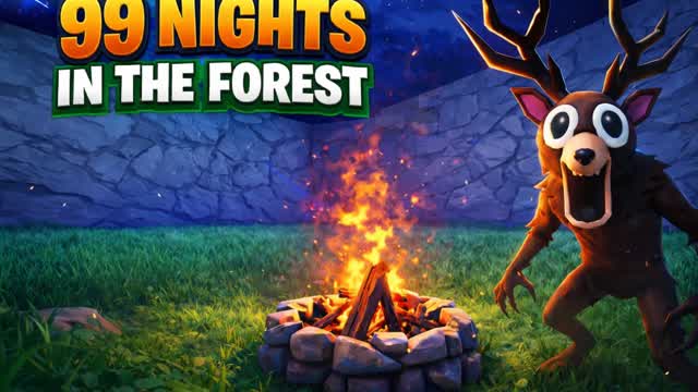 99 Nights in the Forest Box Fights — Fortnite Creative map