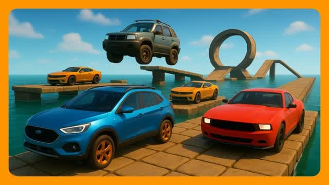Cars Race Horizon — Fortnite Creative map cover art