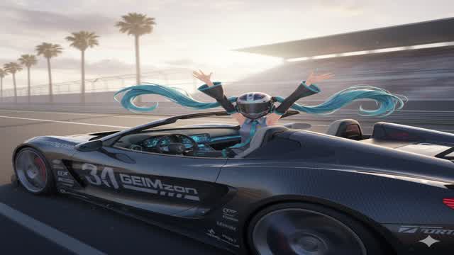 Miku Racing — Fortnite Creative map cover art